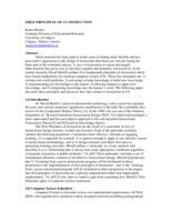 First principles of CS instruction