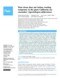 Heat stress does not induce wasting symptoms in the giant California sea cucumber (Apostichopus californicus)