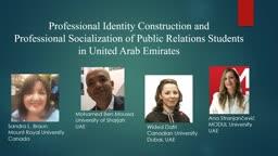 Professional Identity Construction and Socialization among Public Relations Students in United Arab Emirates