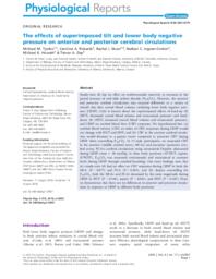 The effects of superimposed tilt and lower body negative pressure on anterior and posterior cerebral circulations