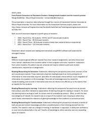 From Passive Consumers to Passionate Creators: Undergraduate students and the research process.