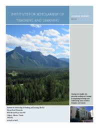 Institute for Scholarship of Teaching and Learning 2012-13 Annual Report