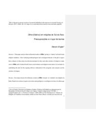 Dāna (Dádiva) em religiões do Sul da Ásia: pressuposições e o lugar de teorias = Dāna (Gifting) in South Asian religions: presuppositions and the place of theory