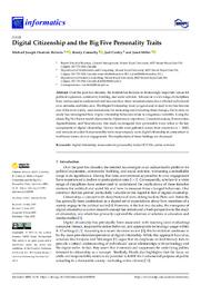Digital citizenship and the big five personality traits