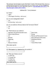 Undergraduate Perceptions of Social Media and Meaning Making: Validated Survey Instrument
