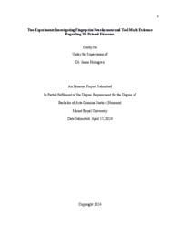Two experiments investigating fingerprint development and tool mark evidence regarding 3D-printed firearms