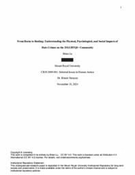 The impact of child maltreatment on the development of one's attachment style and identity