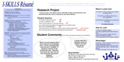 I-SKILLS Résumé.
