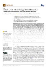 FEHCA: A Fault-Tolerant Energy-Efficient Hierarchical Clustering Algorithm for Wireless Sensor Networks