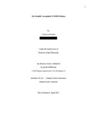 The Socially Acceptable NCRMD Defence