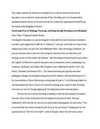 Uncovering ways of thinking, practicing, and being through decoding across disciplines