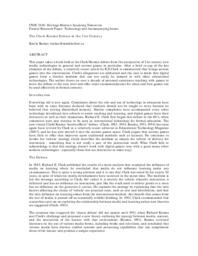 The Clark-Kozma Debate in the 21-st Century