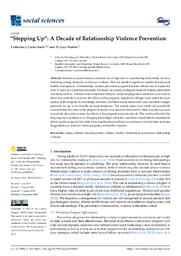 "Stepping up": a decade of relationship violence prevention