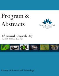 Program & Abstracts, 6th Annual Research Day (2019)