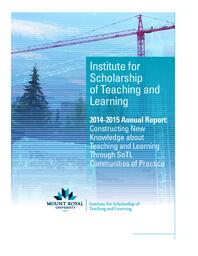 Institute for Scholarship of Teaching and Learning 2014-15 Annual Report