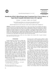 Identification of bird collision hotspots along transmission power lines in Alberta: an expert-based geographic information system (GIS) approach