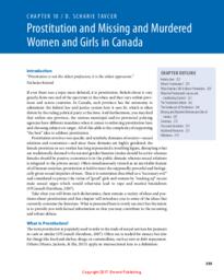 Prostitution and missing and murdered women and girls in Canada