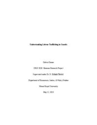 Understanding labour trafficking in Canada