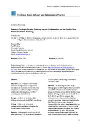 Evidence Summary: Enhanced Catalogue Records Positively Impact Circulation but Are Not Used to Their Potential in Patron Searching