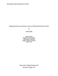 Exploring characteristics and clinical accuracy of ADHD-related content on TikTok