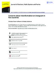 Concerns about misinformation on Instagram in five countries